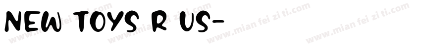 New Toys R Us字体转换